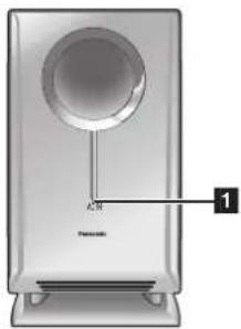 PANASONIC SC-HT820V - Main unit and subwoofer - 2