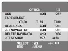 PANASONIC SC-HT820V - Saving Jet Navigator data - 1
