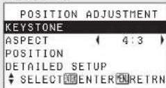 PANASONIC PT-P1SDU - Menu screens - 4