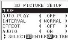 PANASONIC PT-P1SDU - Menu screens - 10