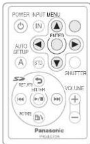 PANASONIC PT-P1SDU - Setting a detailed playback method for the SD memory card - 1
