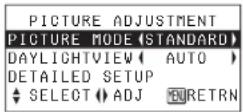 PANASONIC PT-P1SDU - Adjusting the picture - 1