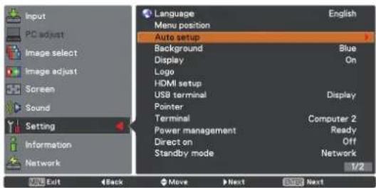 PANASONIC PT-VX505NU - Press ▶ or the button.3 ) - 1