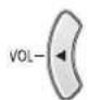 PANASONIC PT-VX505NU - Controlling the volume of the speaker - 1