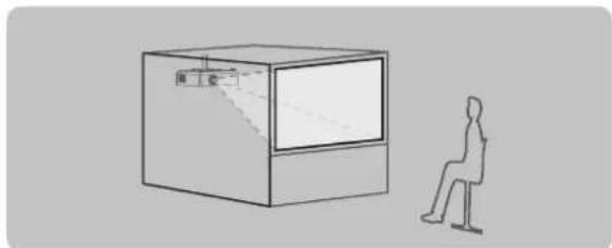 PANASONIC PT-VX505NU - Projection method - 3