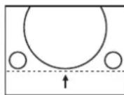 PANASONIC PT-VX505NU - ■ For vertical (up and down) adjustment - 1
