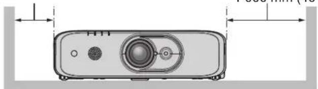 PANASONIC PT-FZ570U - ■ Cautions when setting up the projector - 4