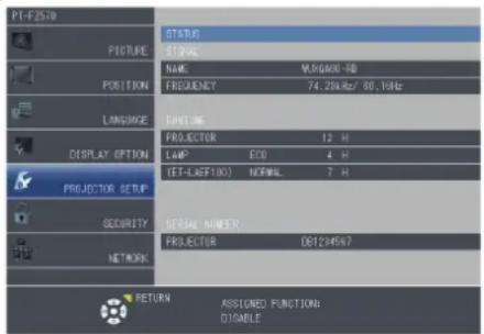 PANASONIC PT-FZ570U - button - 1
