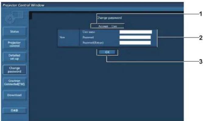 PANASONIC PT-FZ570U - [User] account - 1