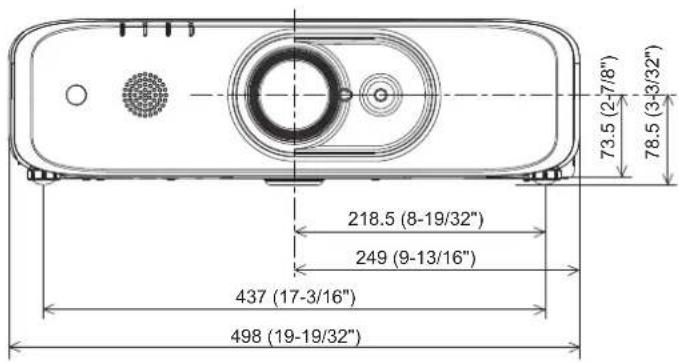PANASONIC PT-FZ570U - Dimensions - 2