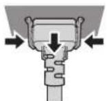 PANASONIC PT-FZ570U - Removing the power cord - 1