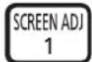 PANASONIC PT-FZ570U - Using the SCREEN ADJ button - 1