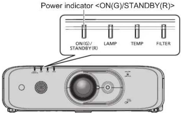 PANASONIC PT-FZ570U - Power indicator - 1
