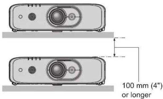 PANASONIC PT-FZ570U - ■ Cautions when setting up the projector - 6