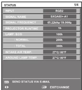 PANASONIC PT-EZ580L - 1) Press the  button. - 1
