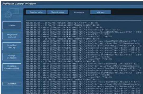 PANASONIC PT-EZ580L - [Access error] page - 1