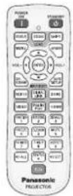 PANASONIC PT-EZ580L - Wireless/wired remote control unit <1> - 2