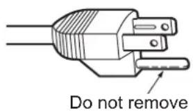 PANASONIC PT-VW345NZ - CAUTION (North/Middle/South America and Taiwan) - 1