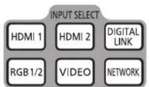 PANASONIC PT-EX620U - Selecting the input signal - 1