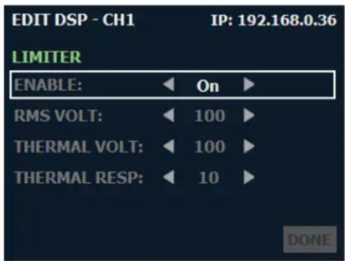 CROWN CDi DriveCore 4|1200 - To edit limiter settings manually: - 1