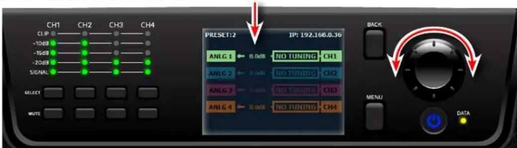 CROWN CDi DriveCore 4|1200 - To adjust the volume of a particular channel: - 2