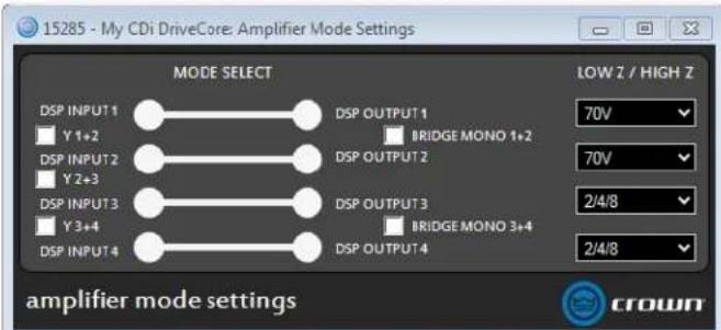 CROWN CDi DriveCore 4|1200 - Dual Mode, High Z (70Vrms/100Vrms) - 1