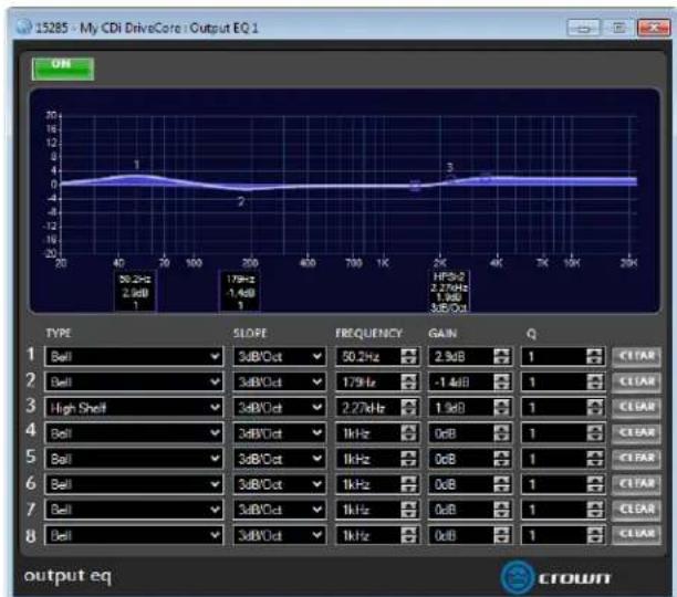 CROWN CDi DriveCore 4|1200 - Available options/parameters: - 1
