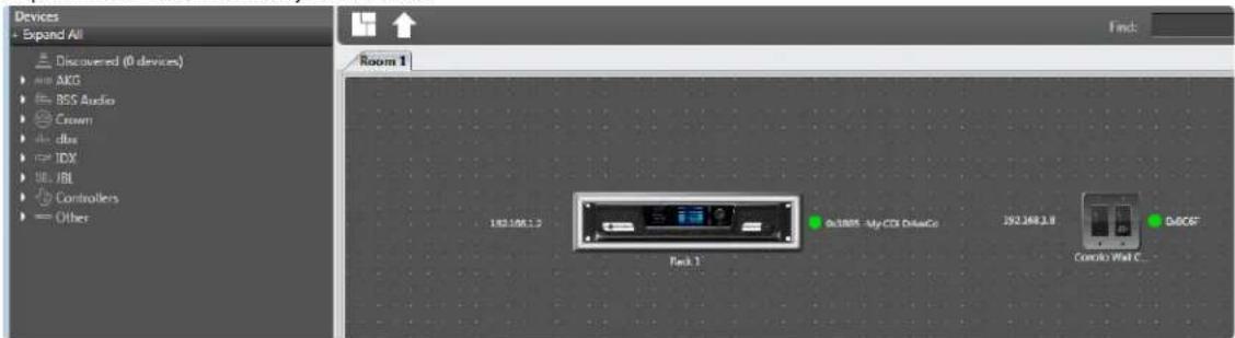 CROWN CDi DriveCore 4|1200 - To program a Contrio Ethernet wall controller: - 2
