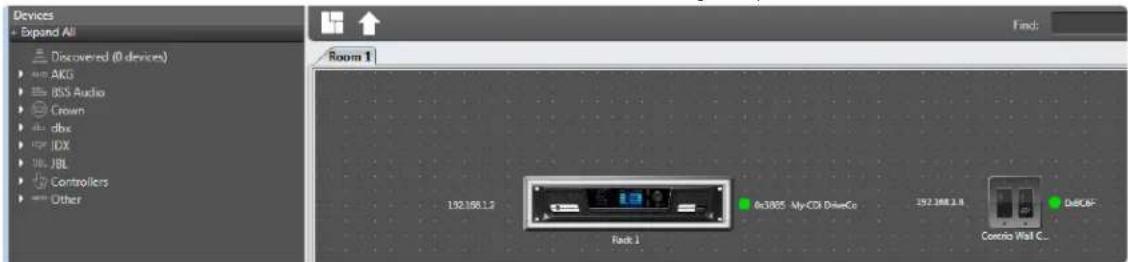 CROWN CDi DriveCore 4|1200 - To program a Contrio Ethernet wall controller: - 6
