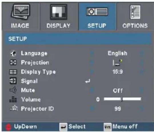 OPTOMA EP1690 - User Controls - 1