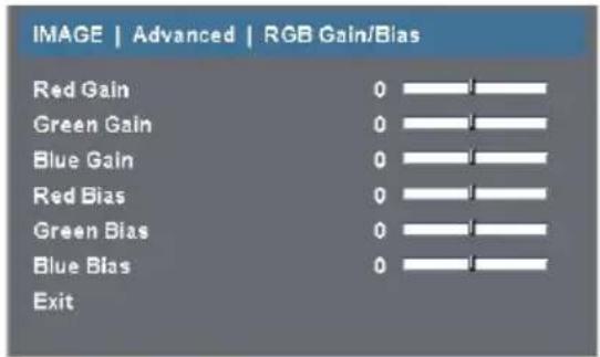 OPTOMA EP1690 - RGB/Gain/Bias - 1