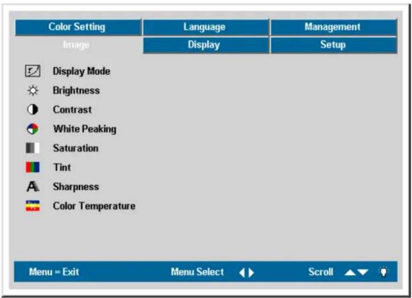 OPTOMA EP772 - Setting the OSD Language - 1