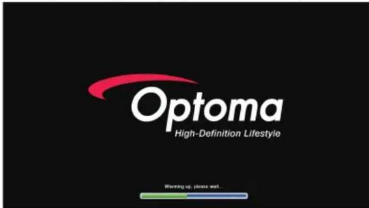 Optoma High-Definition Lifestyle Warning up, please wait...