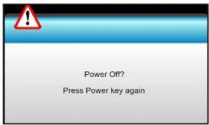 OPTOMA EH504WIFI - Powering off - 1