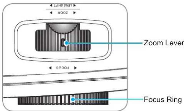OPTOMA EH504WIFI - Zoom and focus - 1
