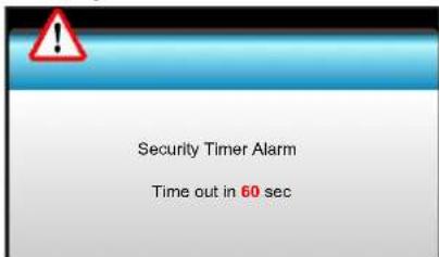 OPTOMA EH504WIFI - Security timer alarm: • - 1