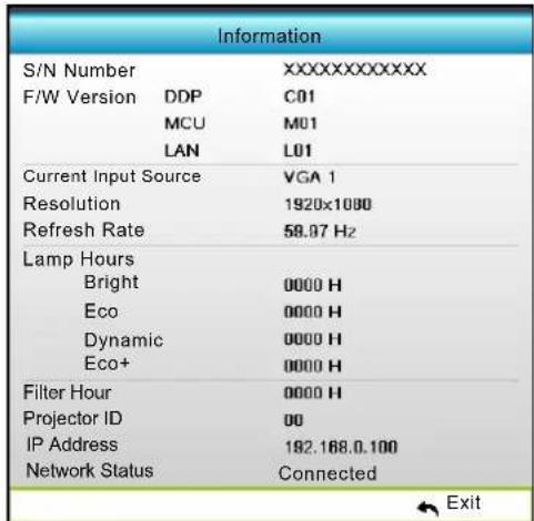 OPTOMA EH504WIFI - Information - 1