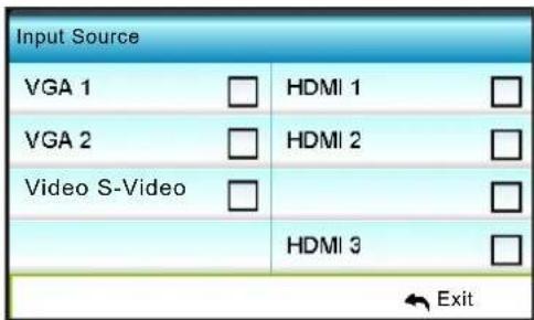 OPTOMA EH504WIFI - Input Source - 2