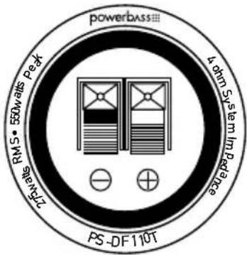 PowerBass PS-DF110T - WIRING AND CONNECTIONS - 1