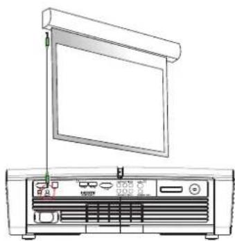 VIEWSONIC Pro8100 - 12V Screen Curtain Trigger - 1