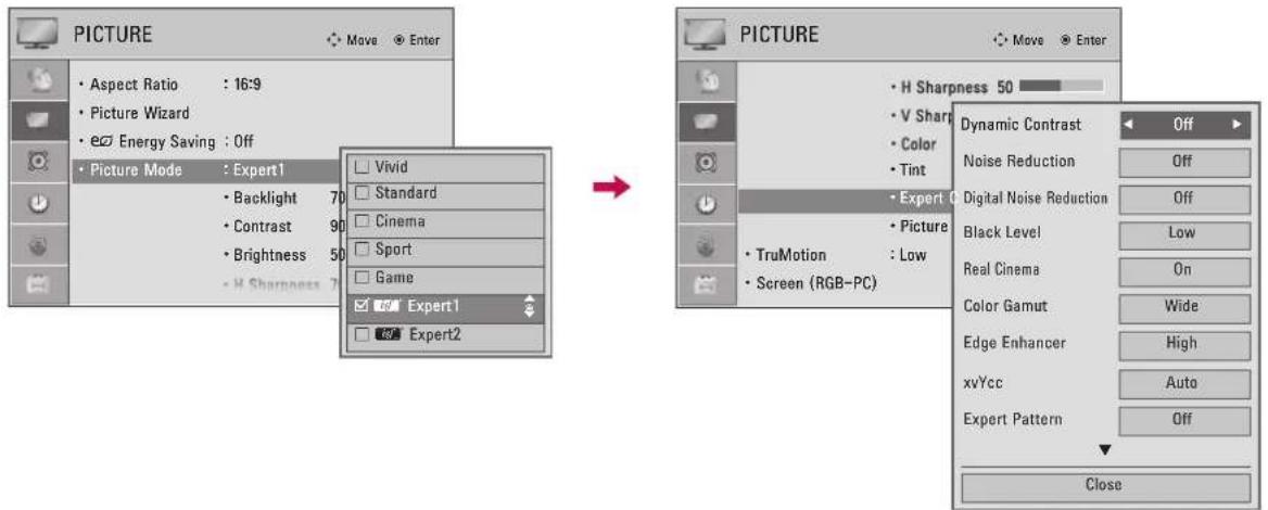 LG 47LD450C - EXPERT PICTURE CONTROL - 1