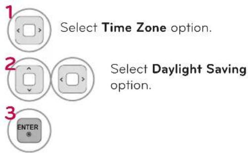 LG 47LD450C - Step 4. Time Zone - 2