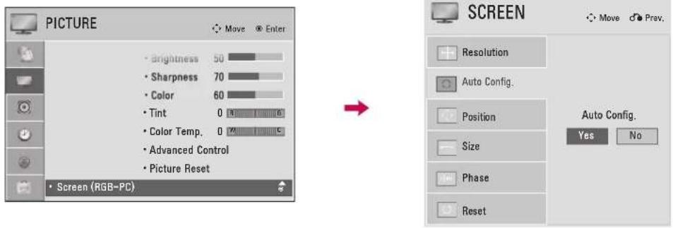 LG 47LD450C - Auto Configure - 1