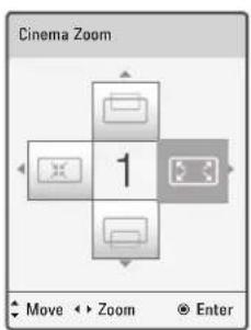 LG 47LD450C - When adjusting Zoom or Cinema Zoom in Q.MENU - 2
