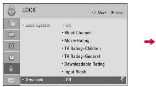LG 47LD450C - KEY LOCK - 1