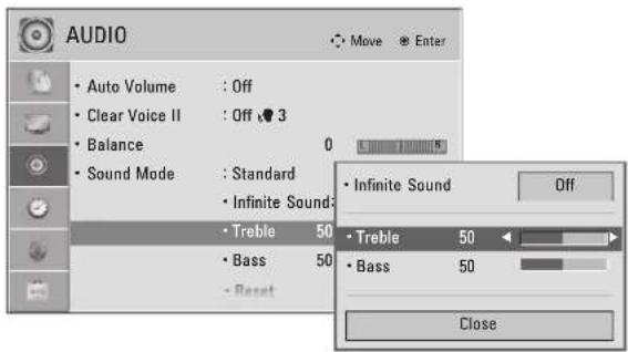 LG 47LD450C - SOUND SETTING ADJUSTMENT - USER MODE - 3