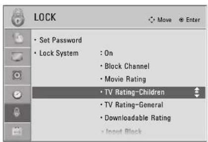 LG 47LD450C - TV Rating Children - For USA - 1