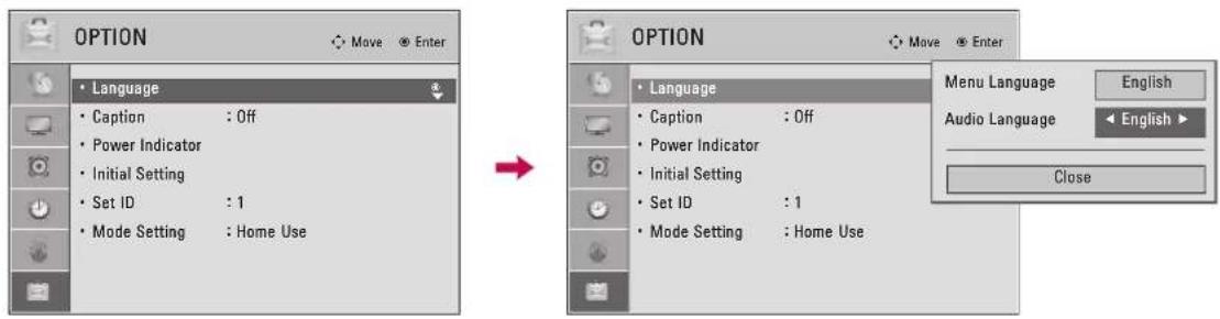 LG 47LD450C - AUDIO LANGUAGE - 1