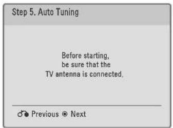 LG 47LD450C - Step 5. Auto Tuning - 1