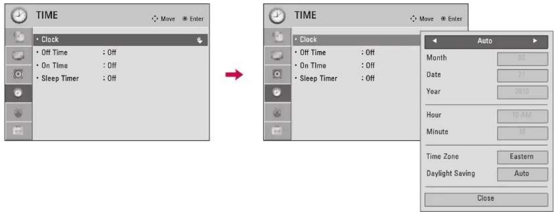 LG 47LD450C - Auto Clock Setup - 1
